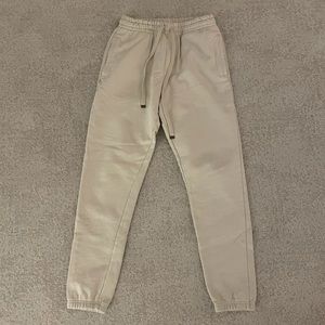 TALENTLESS Cream Track Pants